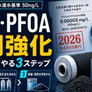 PFOS・PFOA規制強化と企業対応3ステップのサムネイル