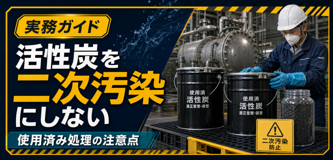 PFOS・PFOA除去後の使用済活性炭管理と二次汚染防止のサムネイル