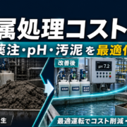 重金属排水処理コストを薬注・pH制御・汚泥削減で最適化するサムネイル